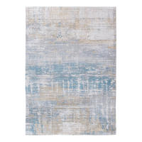 TEPPICH Long Island Blu Atlantic 240/340 cm - Blau, Textil (240/340cm) - Louis De Poortere