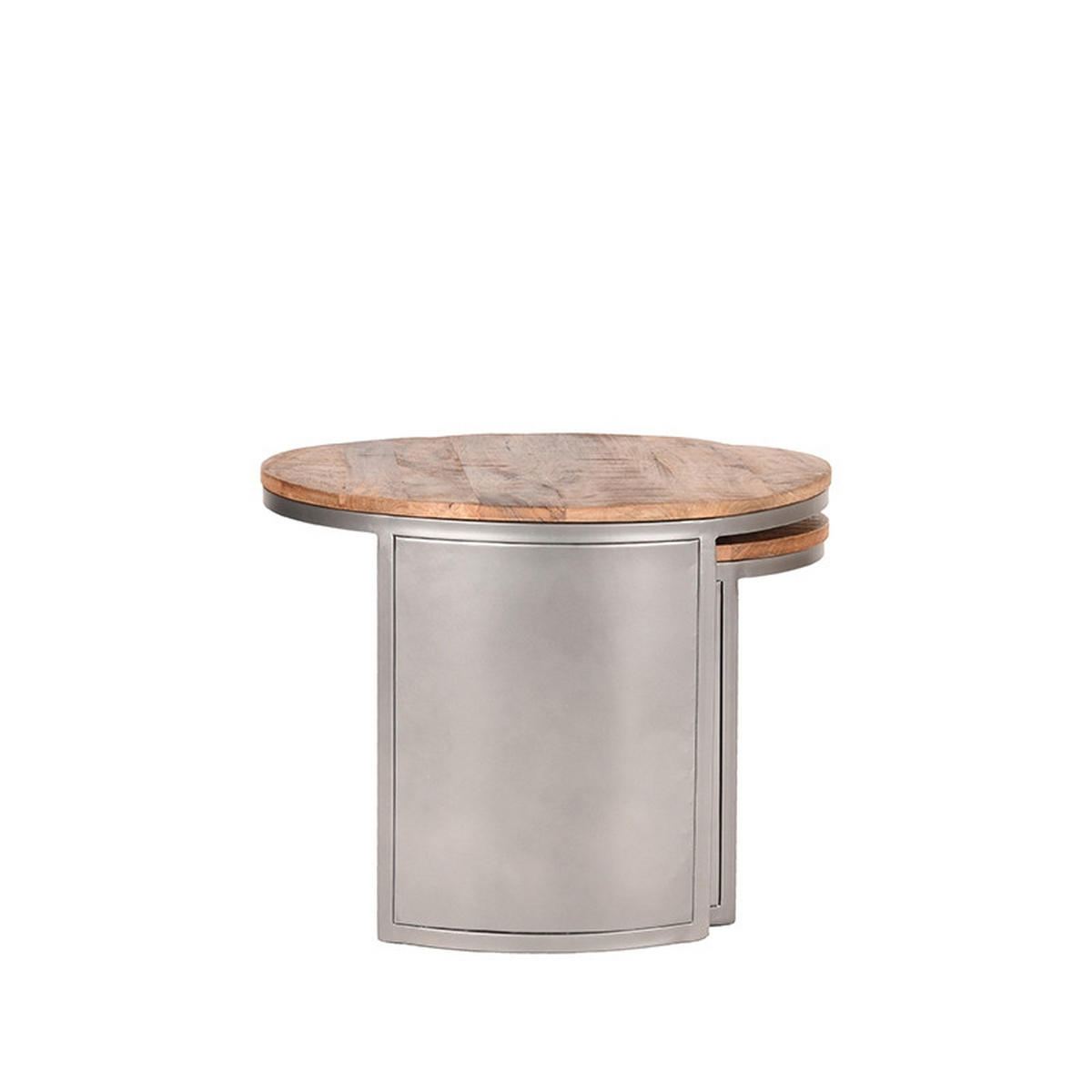 COUCHTISCH-SET Bunch Braun 60/60/45 cm - Braun, Holz (60/60/45cm) - LABEL51