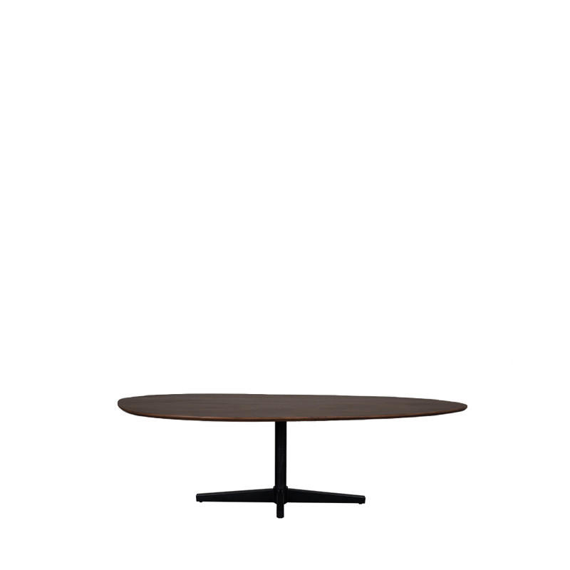 ESSTISCH Rosie Espresso - Brown - 50/80/62 cm - Braun, Holz (62/60/80cm) - LABEL51
