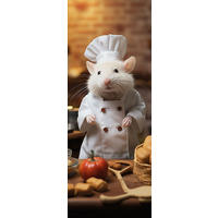 GLASBILD 30x80 cm Küche lustig - Gelb, Glas (30/80cm) - artissimo