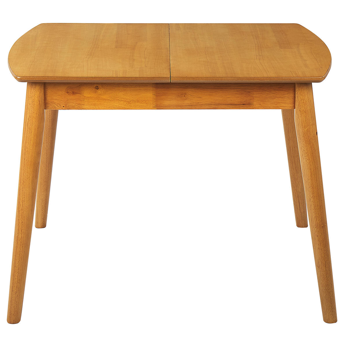 ESSTISCH 100-130/80/75 cm Hellbraun Rechteckig Toms - Hellbraun, Holzwerkstoff (80/80/75cm) - Beliani