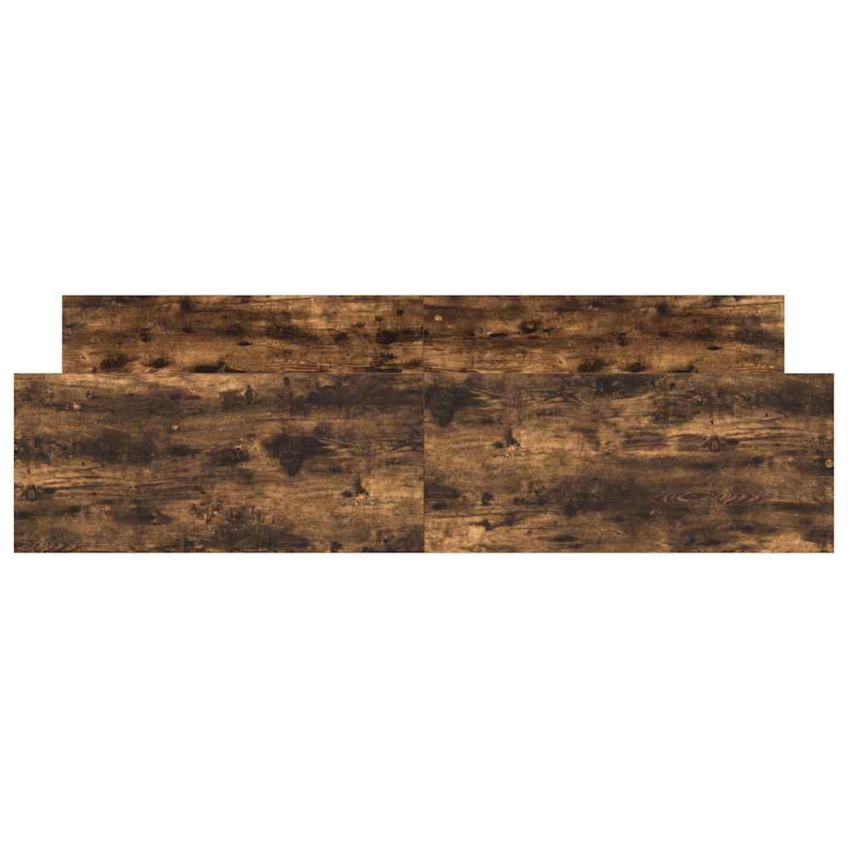 BETTGESTELL Mit Kopf- Und Fussteil Räuchereiche 200/200 Cm - Braun, Holzwerkstoff (200/200cm) - vidaXL
