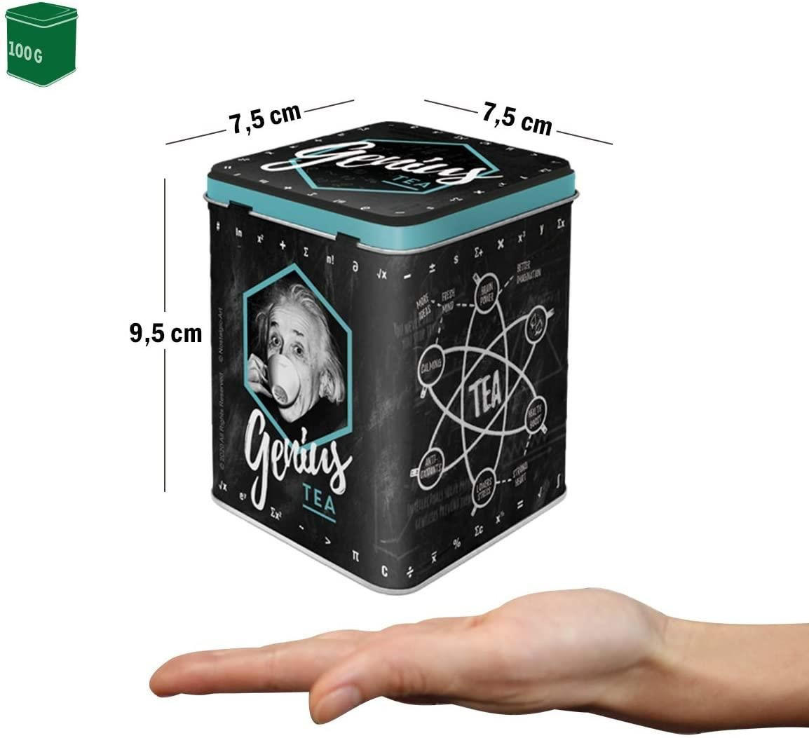 TEEDOSE Celebrities Einstein Genius Tea - Multicolor, Metall (1/9.5cm) - Nostalgic-Art