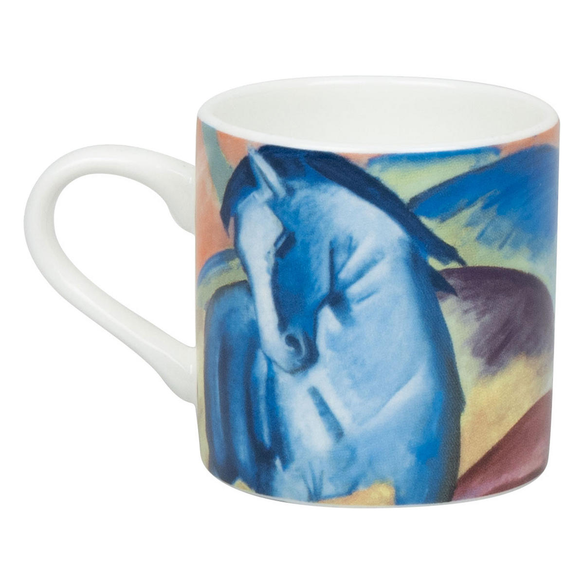ESPRESSOTASSE Blaues Pferd I - Franz Marc Bunt - Naturfarben, Keramik (0.09L) - Könitz