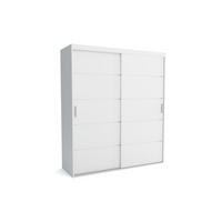 KLEIDERSCHRANK MAT A Weiß 160x60x205 cm - Weiß, Holzwerkstoff (160/205/60cm) - FURNLUX