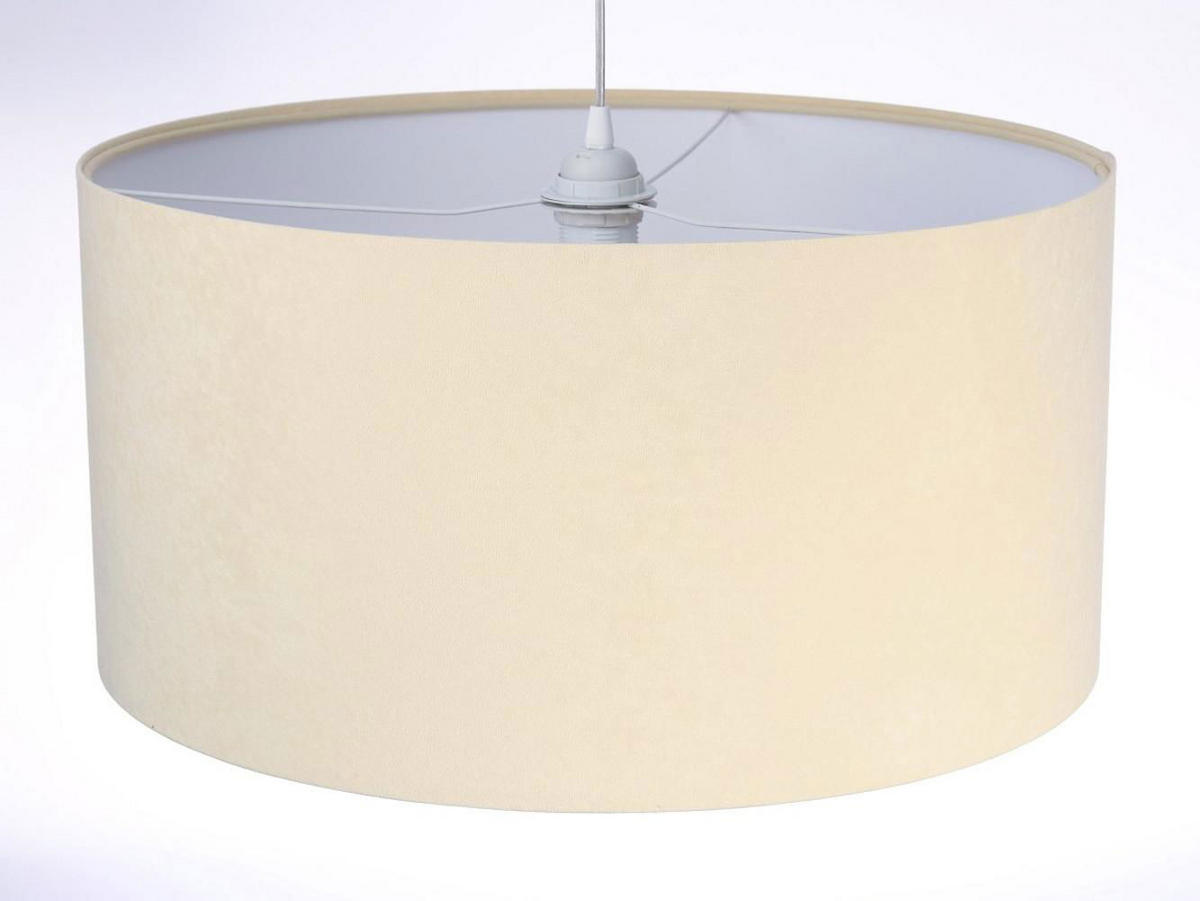 HÄNGELEUCHTE Weiß 60/30 cm - Beige/Weiß, Kunststoff (60/1.1/30cm) - ONZENO