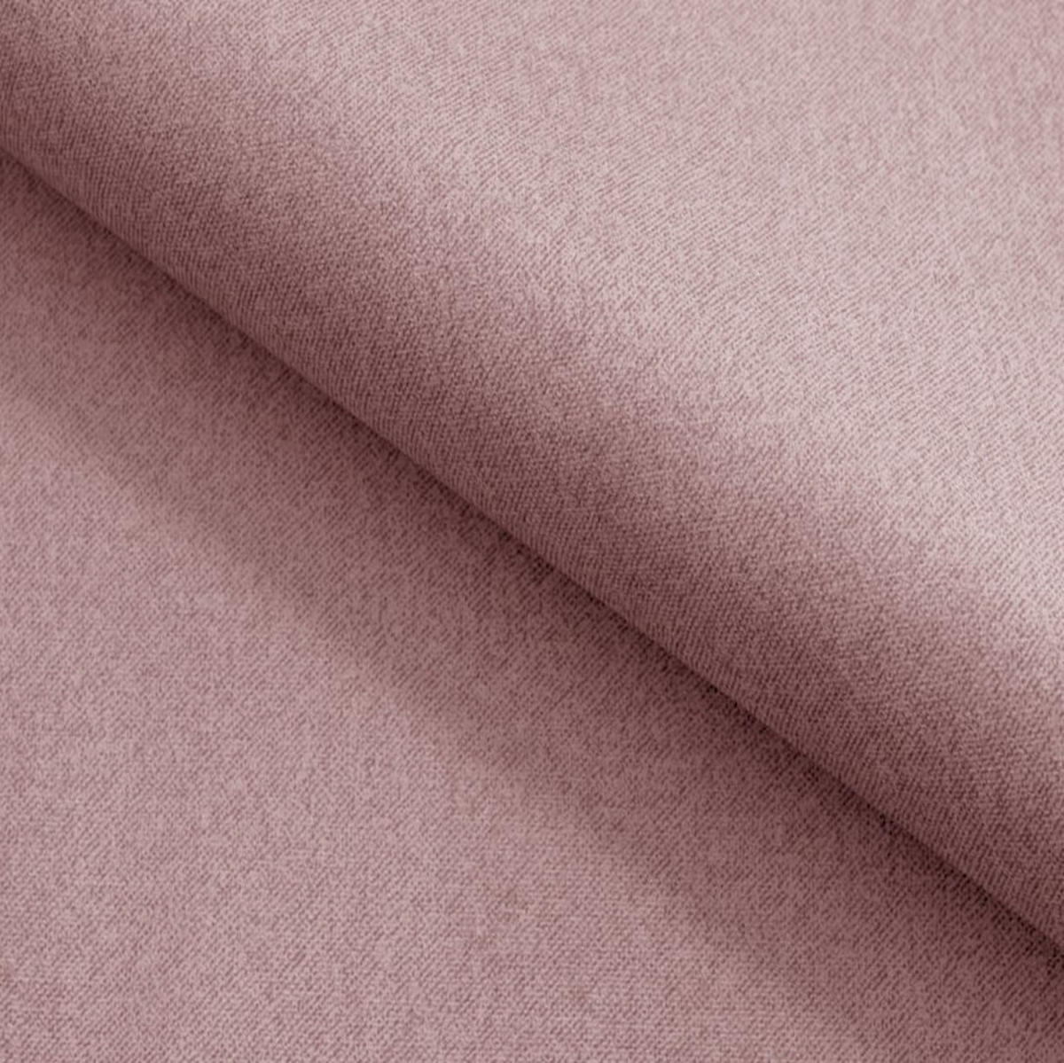 ECKSOFA CHIVAS Freistehend , Schlaffunktion, 278×197×76/98 cm, Stoff - Element, Puderrosa, Linke Seite - Hellrosa/Schwarz, Holz/Textil (278/197cm) - DomoHome