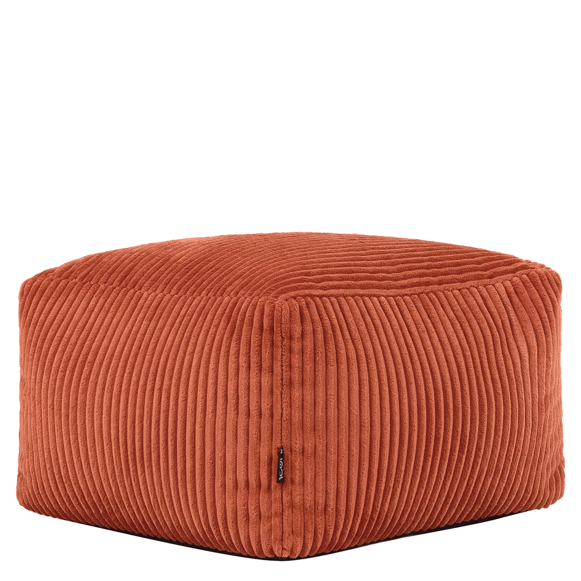 SITZPOUF Amara - Terracotta, Textil (42/24/42cm) - icon