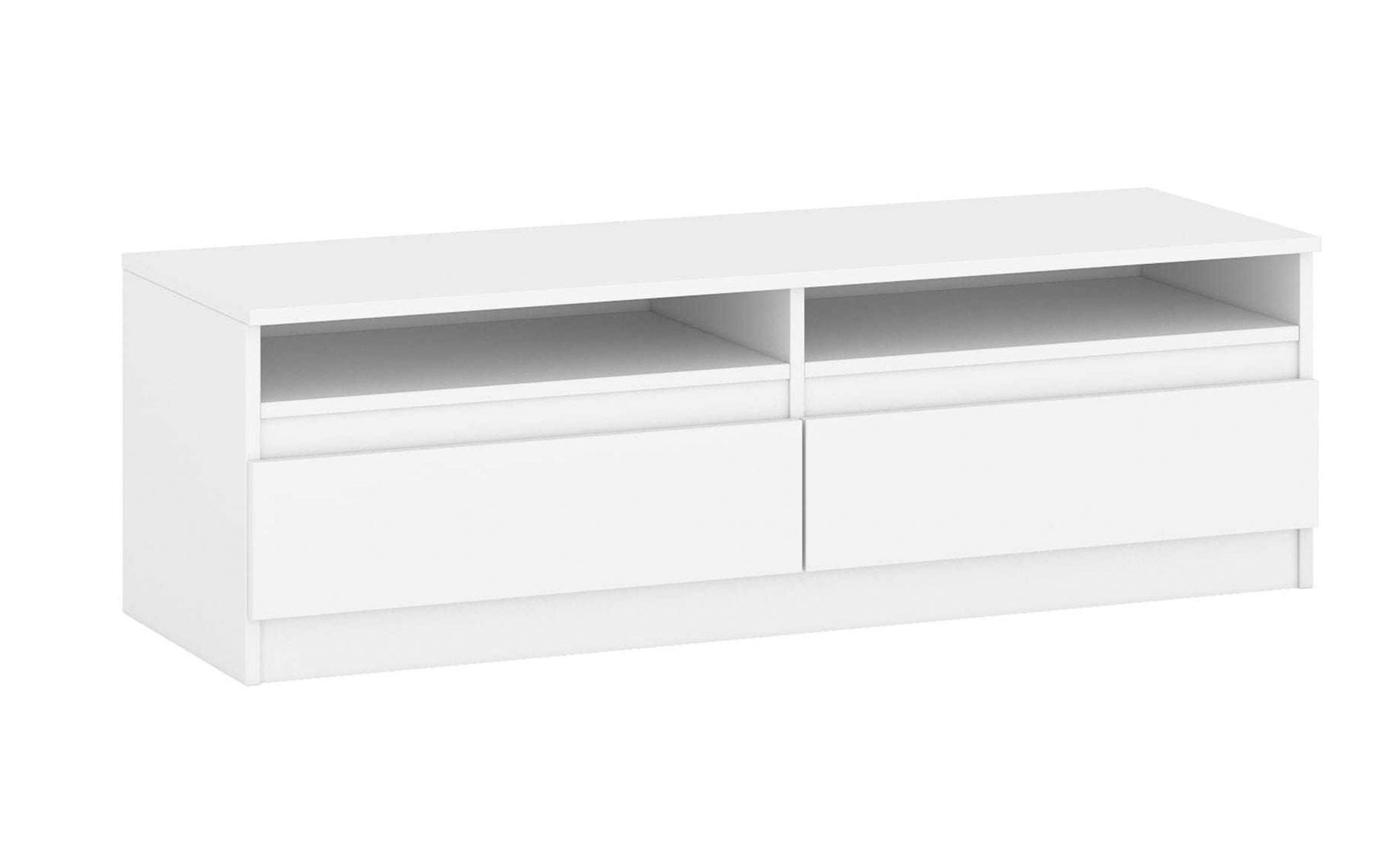 Feldmann-Wohnen Lowboard Weiß 120x38x40 cm
