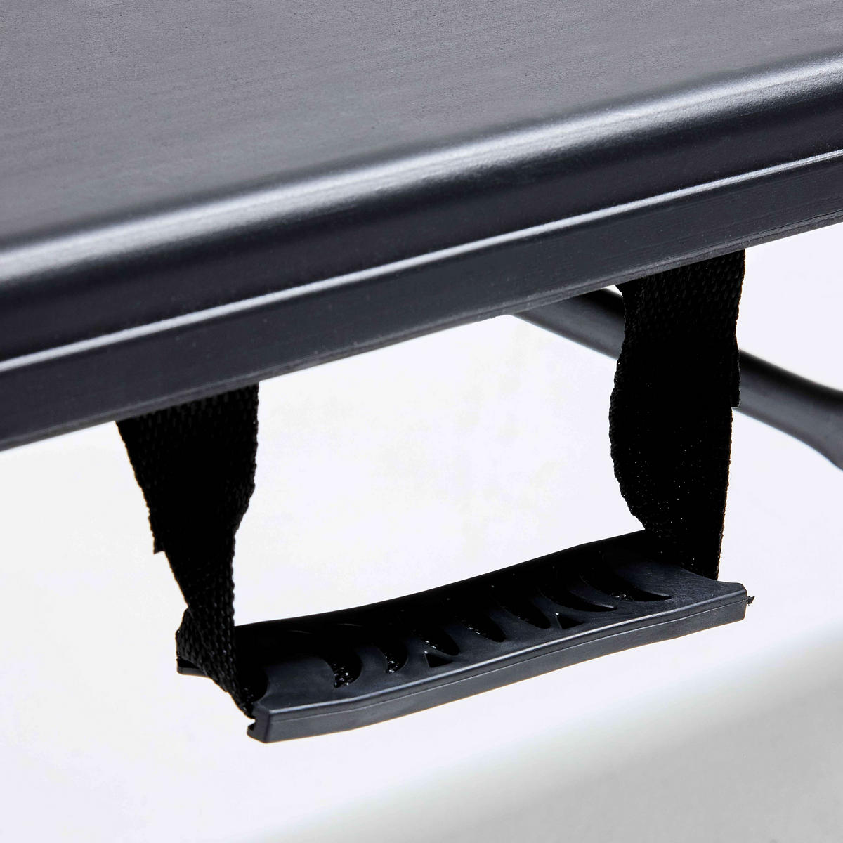BANK klappbar, Schwarz - Schwarz, Textil - Oviala