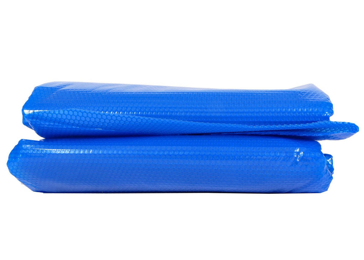 POOLABDECKUNG HxBxT 0,04x731x361cm oval 7,31x3,65m blau Stärke: 400 µm - Blau, Kunststoff (731/361cm) - PROREGAL