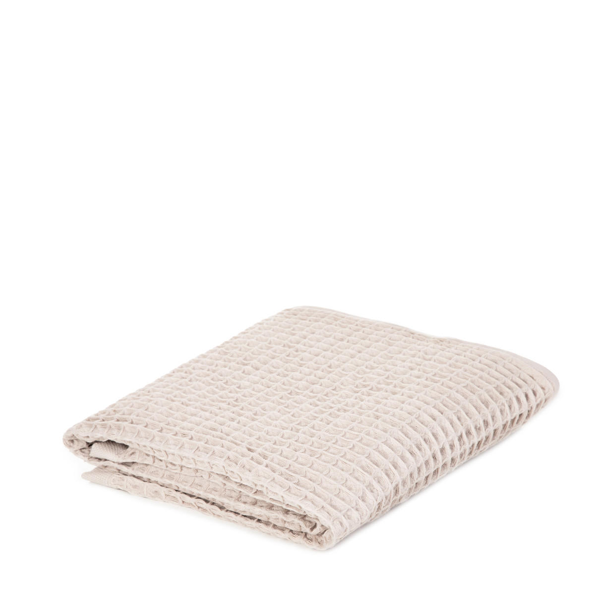 BADETUCH Vaffel beige 50/90 cm - Beige, Textil (50/90cm) - Homla