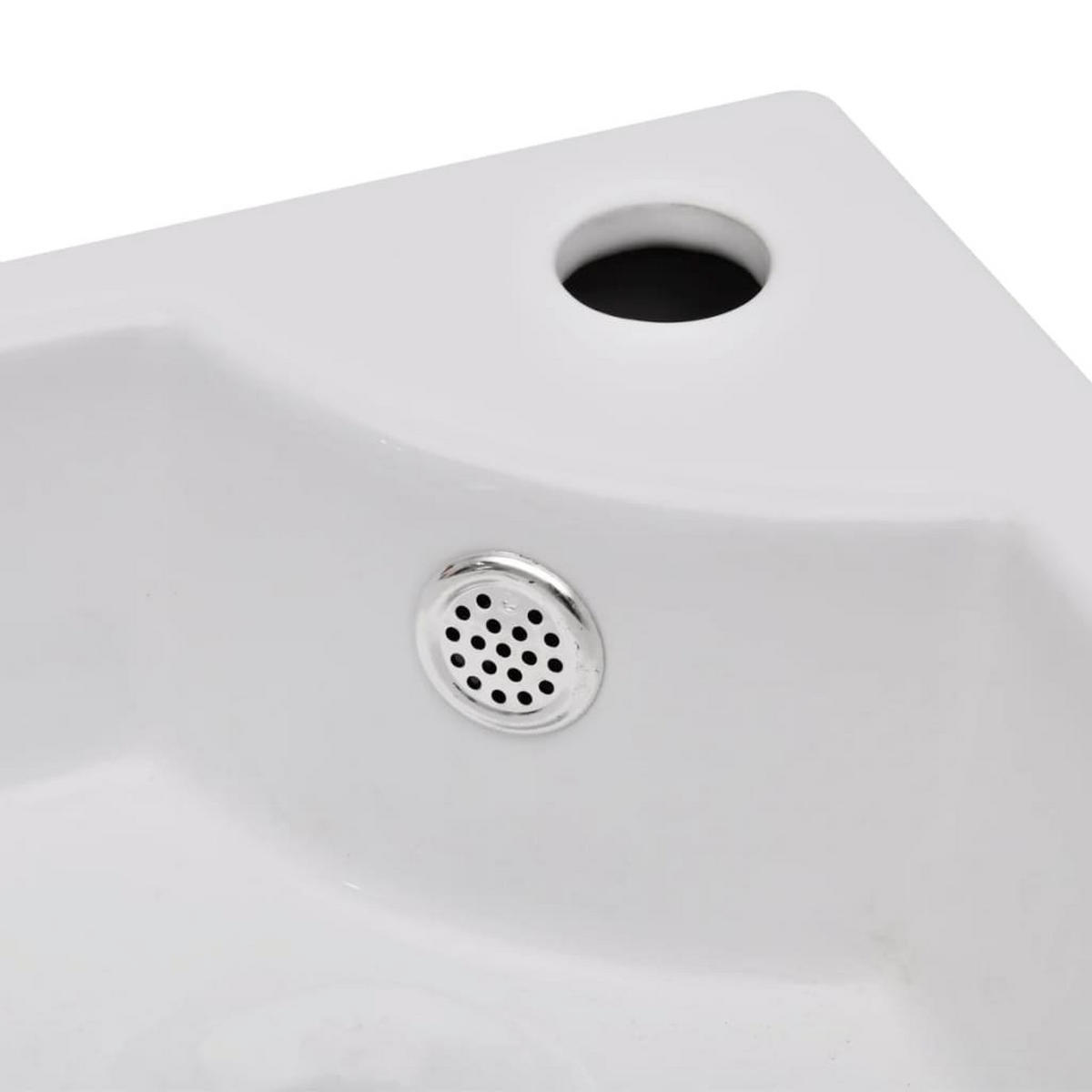 WASCHBECKEN Krantz 45/32/12.5 cm - Weiß, Keramik (45/12.5/32cm) - Nettlife