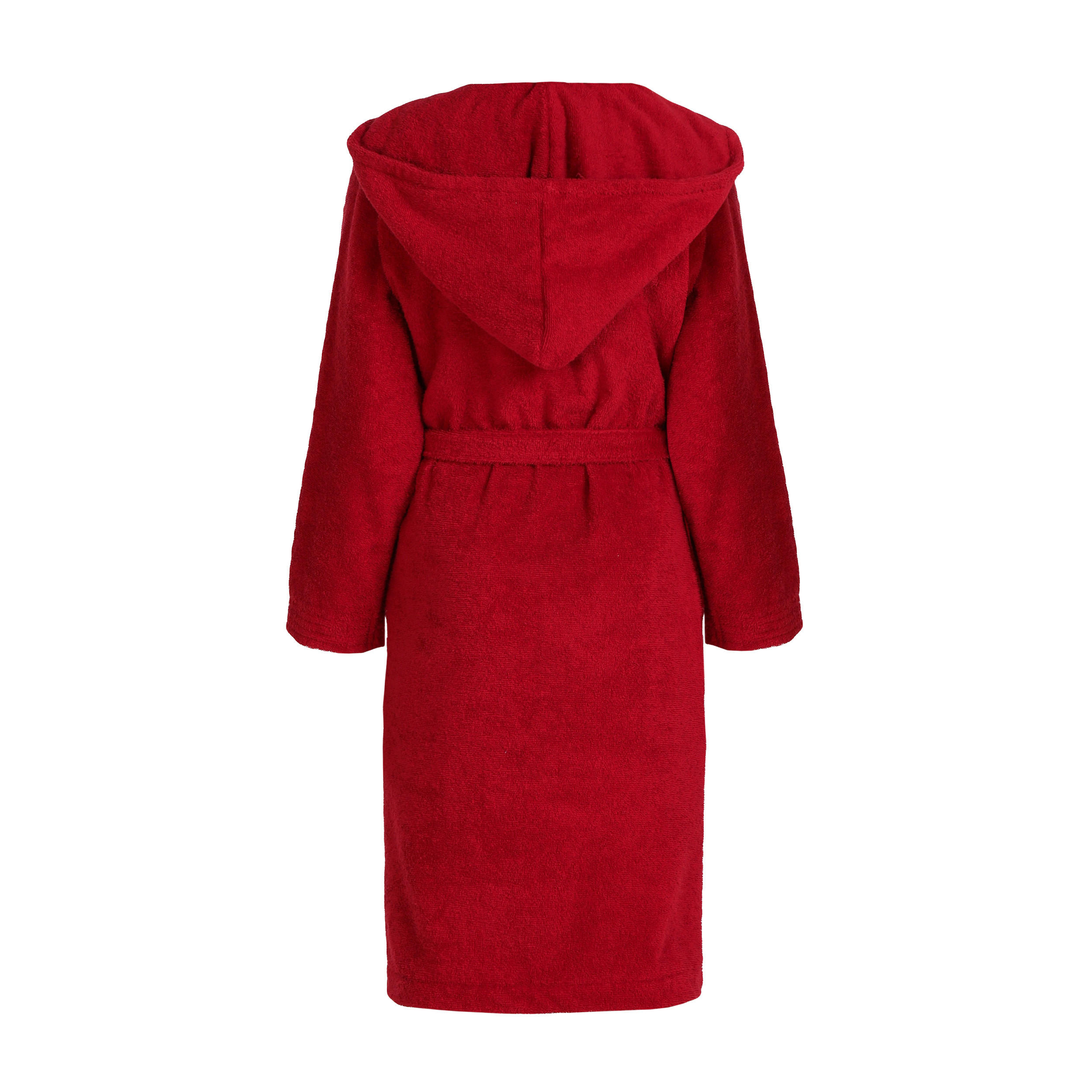 BADEMANTEL MIT KAPUZE SUPERWUSCHEL - Rot, Textil (128null) - MÖVE