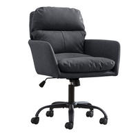 BÜROSTUHL höhenverstellbar PU Black - Schwarz, Kunststoff (60.5/102/71.58cm) - Meubliv