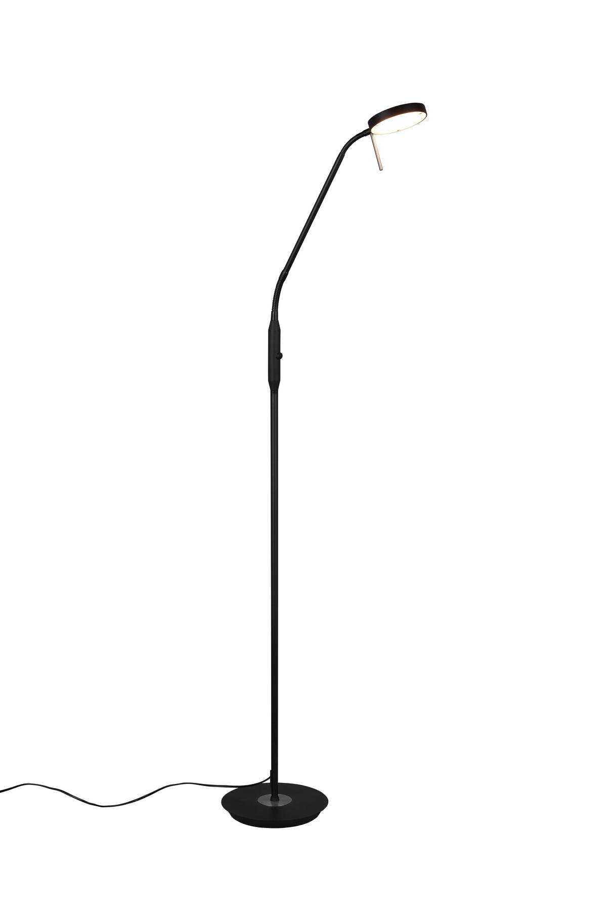 STEHLAMPE MONZA - Schwarz - 0/0/145 cm - Schwarz, Metall (25/25/145cm) - Trio Leuchten