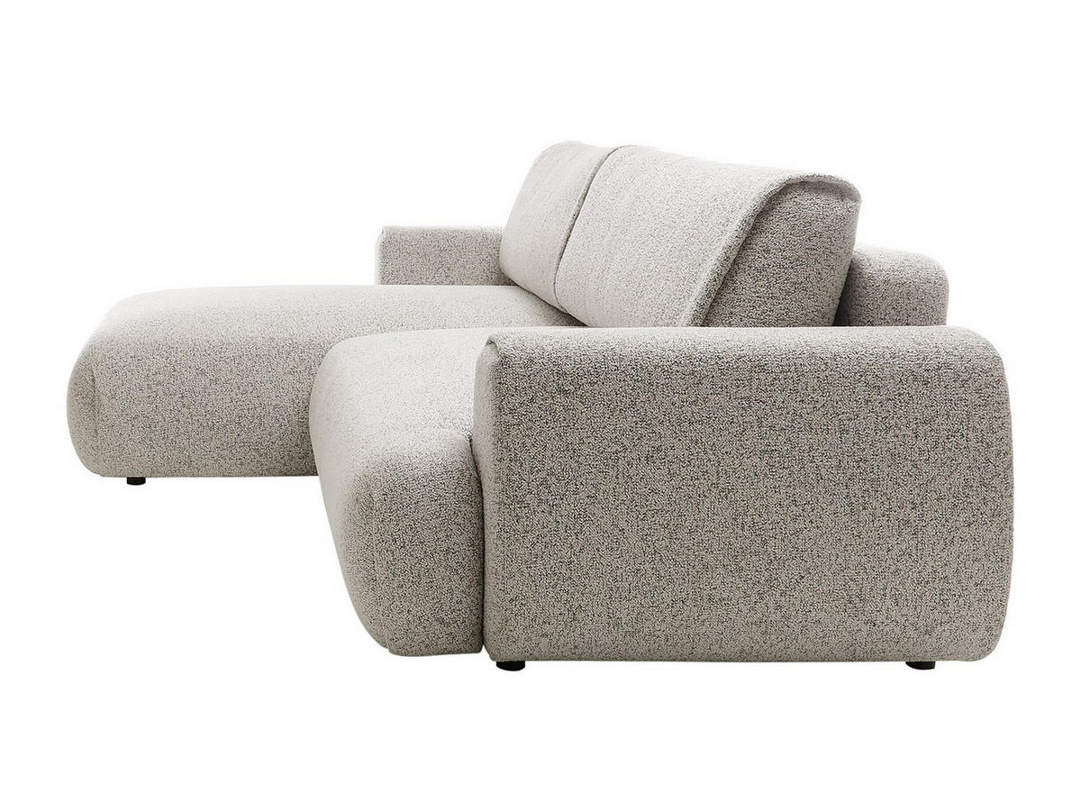 SCHLAFSOFA - 4 Personen-Sitzer - Stoff - Hellgrau - - Hellgrau, Textil (270/81/167cm) - Vente-Unique
