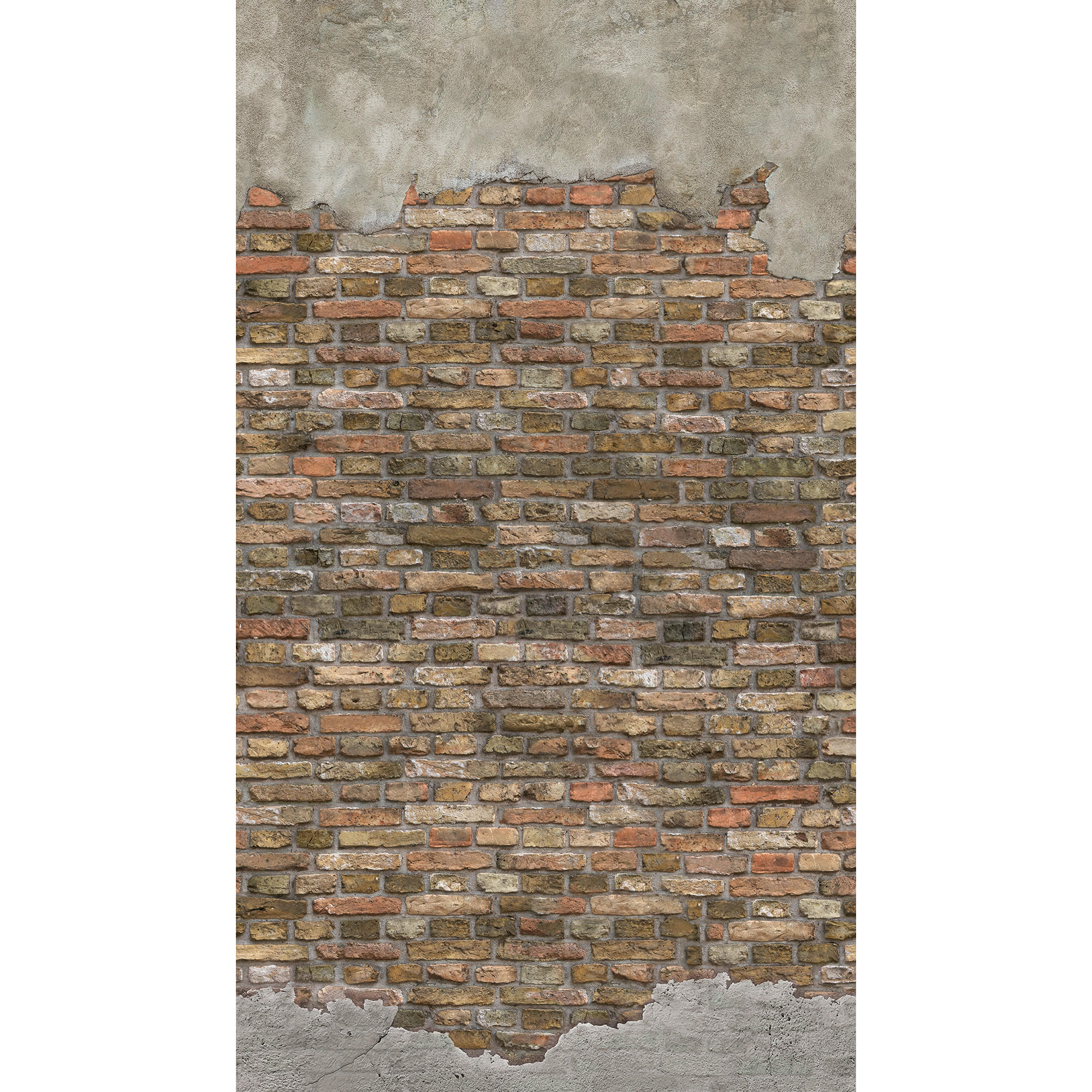 FOTOTAPETE Ziegelwand 280x159cm - Rot, Papier/Kunststoff (159/1cm) - Sublime