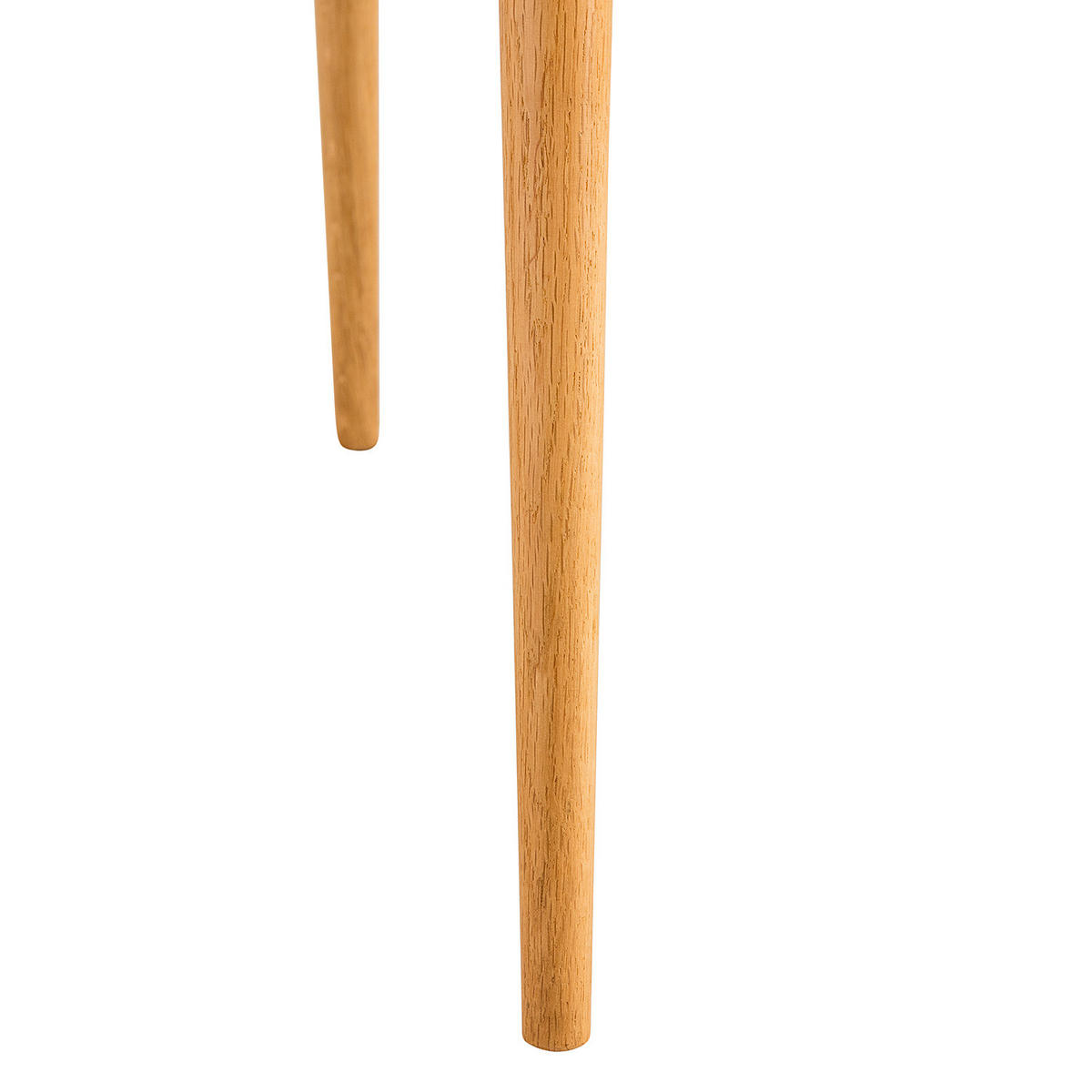 POLSTERSTUHL - 2er-Set - Eichefarben, Holz (48/77/53cm) - home24