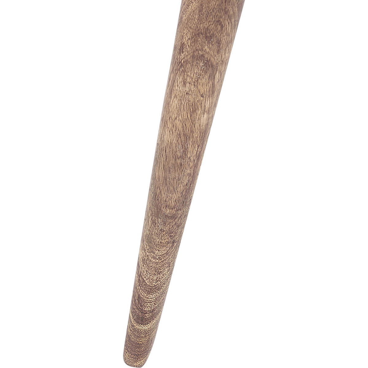 BEISTELLTISCH 2er-Set Mangoholz dunkelbraun/gold rund Ranja - Dunkelbraun/Goldfarben, Holz (37/37/37cm) - Beliani