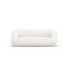 SOFA Essen aus Boucle weiß 2 Sitzplätze - Weiß, Textil (95/86/210cm) - Cosmopolitan Design