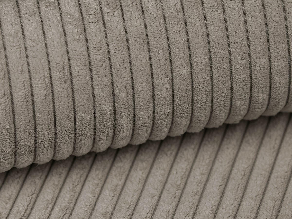 SOFA - 3 Personen - samt - taupe Pineta - Taupe, Textil (230/67/180cm) - Vente-Unique
