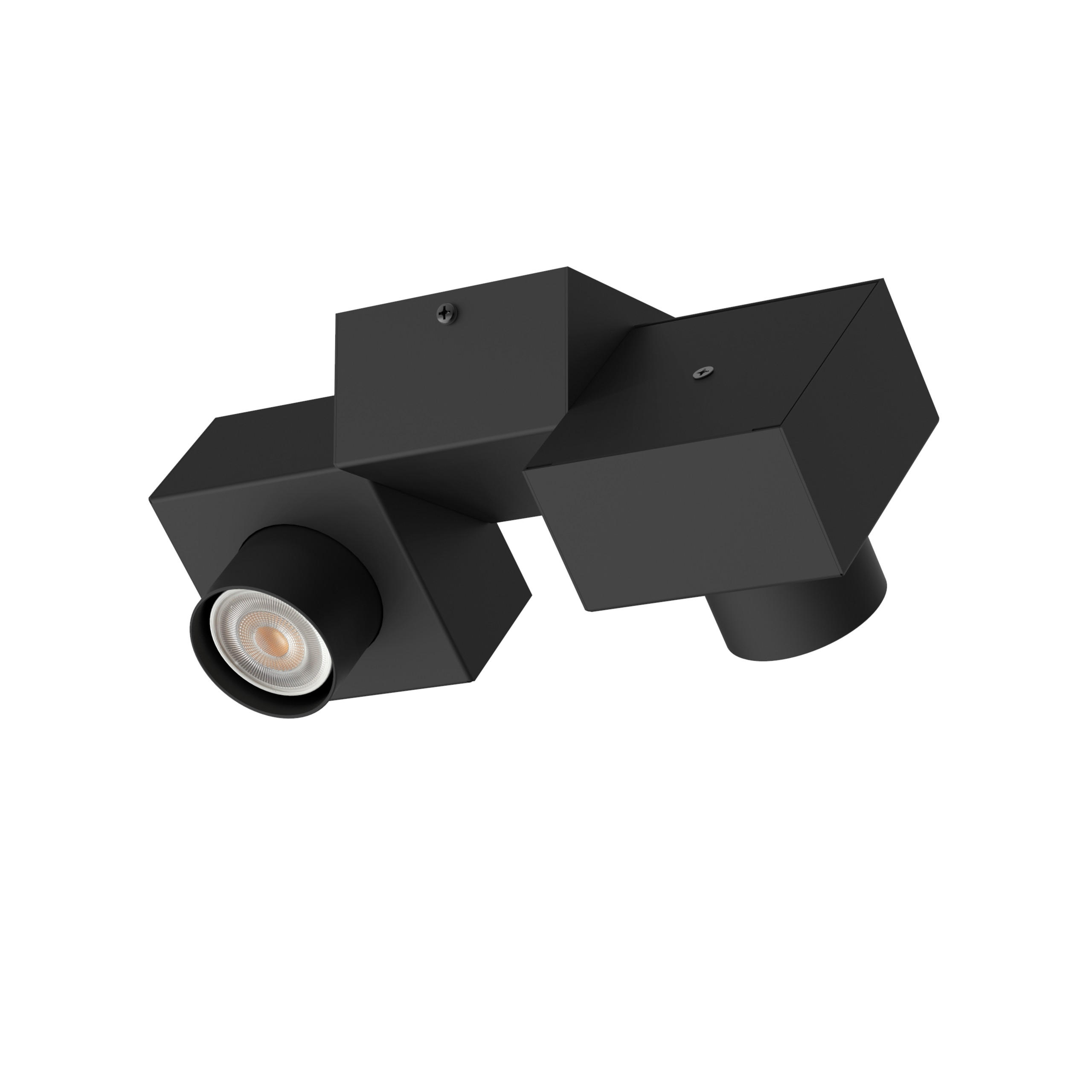 DECKENLEUCHTE - Schwarz, Metall (17/30/10cm) - Lumicom