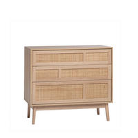 KOMMODE MIT SCHUBLADEN Ikigai Natürlich 90 cm x 80 cm - Naturfarben, Holzwerkstoff (40/80/90cm) - Klast Home