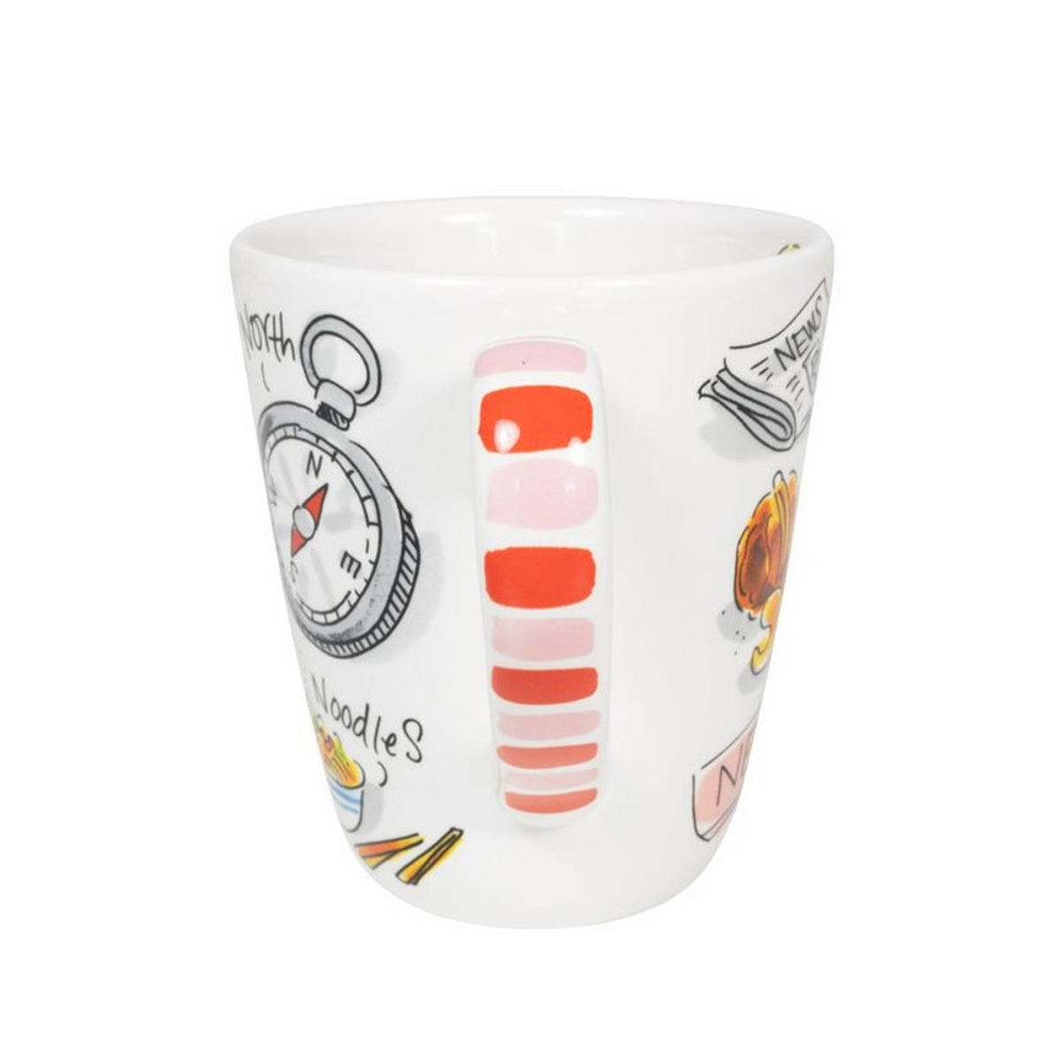BECHER Love Letter N in Bunt - 350 ml - Multicolor, Keramik (0.35L) - Blond Amsterdam