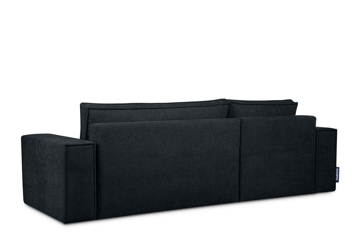 ECKSOFA-LINKS/RECHTS NAPI II mit Schlaffunktion, dunkelblau - Dunkelblau, Textil (262/148cm) - KONSIMO®