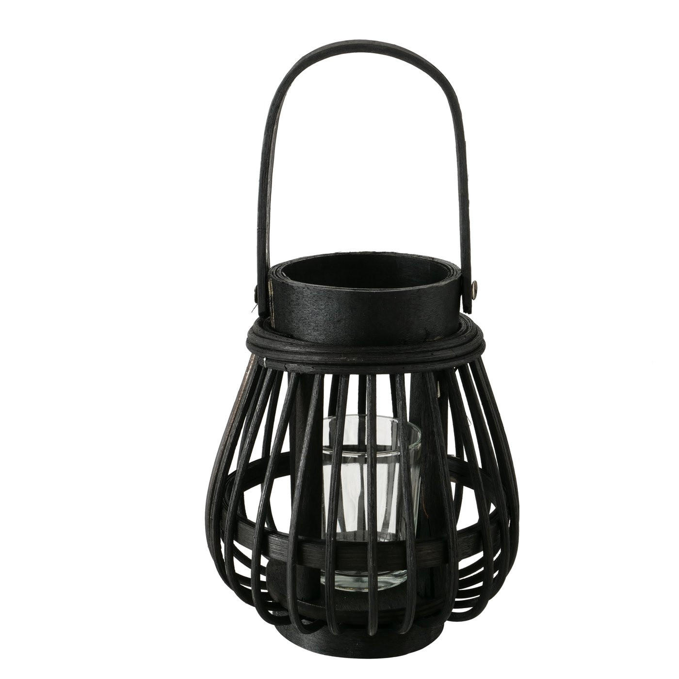 Boltze Home Laterne Schwarz 14x16x14 cm