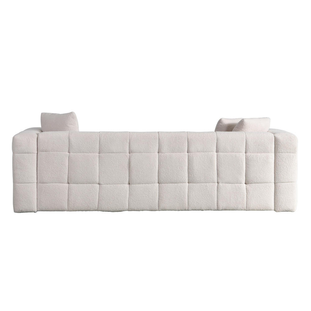 TEDDYSOFA COMO - Farbe: Beige - Beige, Kunststoff (236/68/68cm) - Home Deluxe
