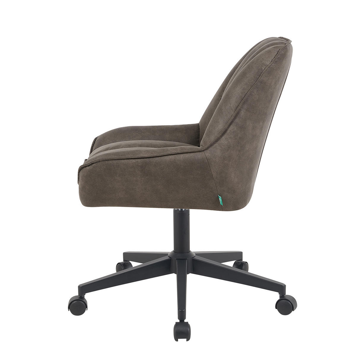 BÜROSTUHL Mika-Jette 2er-Set - Taupe/Schwarz, Textil/Metall (60/85/68cm) - DUBI Möbel