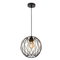 ZÁVĚSNÉ světlo Donnelly 25/25/24 cm - černá, kov (25/25/24cm) - Nettlife