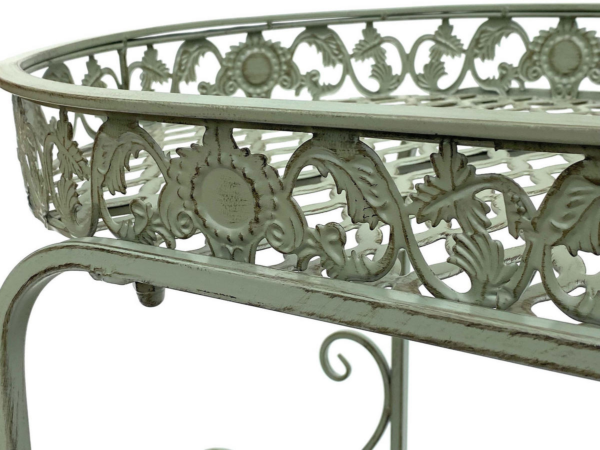 SERVIERWAGEN Metall Küchenwagen 70 cm 93979 - Braun, Metall (50/84/18cm) - DanDiBo