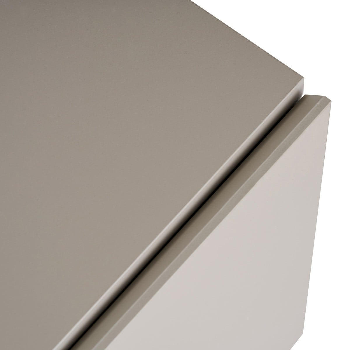 TV-MÖBEL 4 Türen, 1 Fach, Kaschmir und Holzdekor 160/35/50 cm - Beige, Holzwerkstoff (35/50/36.5cm) - Calicosy