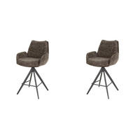 BARSTUHL Lounge Taupe 60/56/99 cm 2er-Set - Taupe, Textil (56/99/60cm) - Hoyz Collection