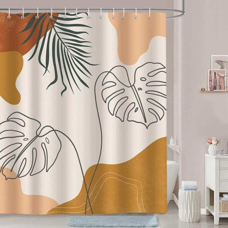 Mcboson Duschvorhang Rot 150x180 cm