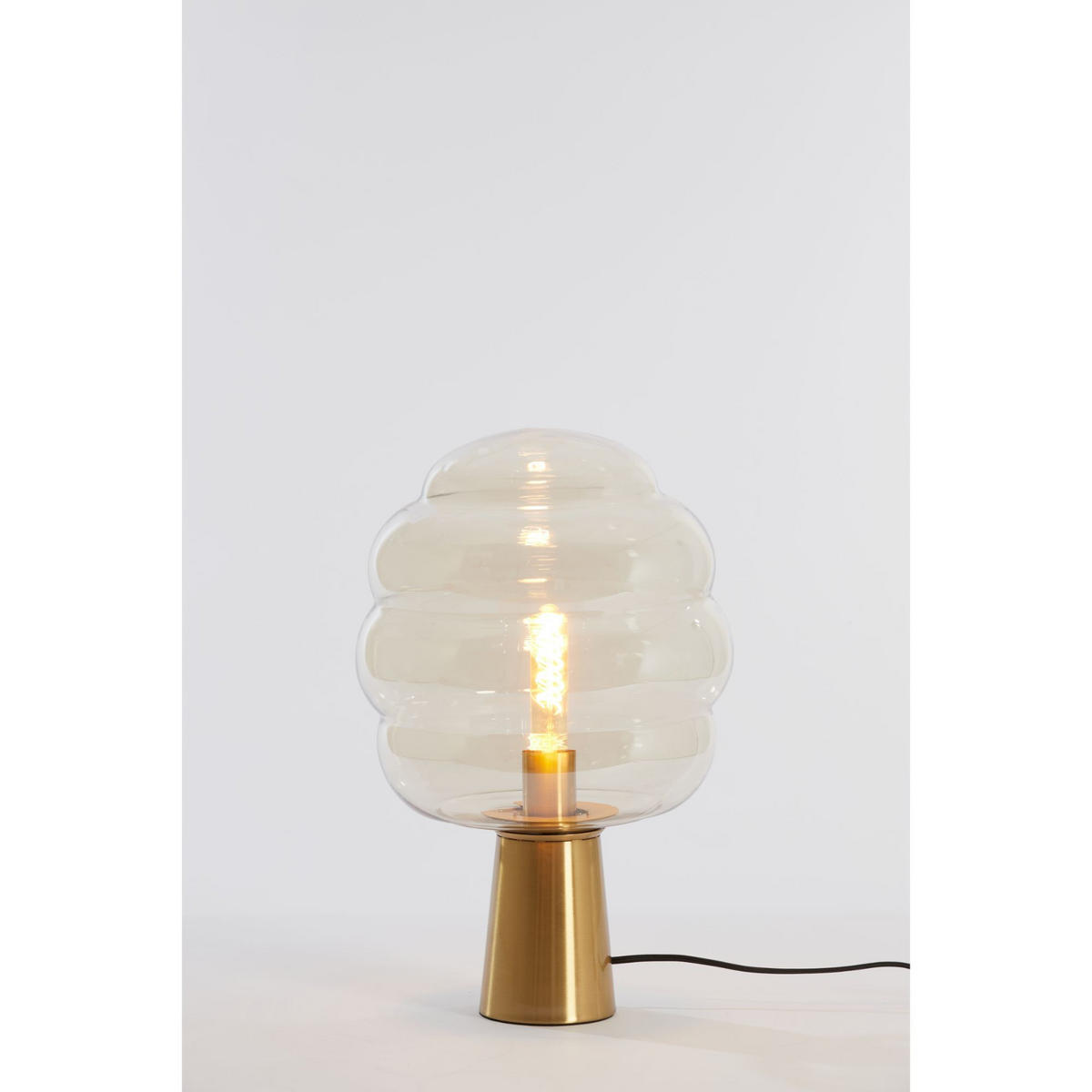 TISCHLAMPE Misty Orange 30/30/46 cm - Orange, Glas (30/30/46cm) - Light & Living