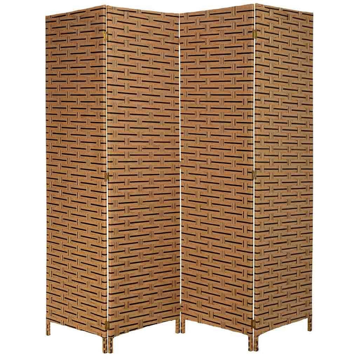 PARAVENT aus geflochtenem Papier mit 4 PANEELE, 3x180cm - Sandfarben, Papier (200/180/3cm) - Wanderlust