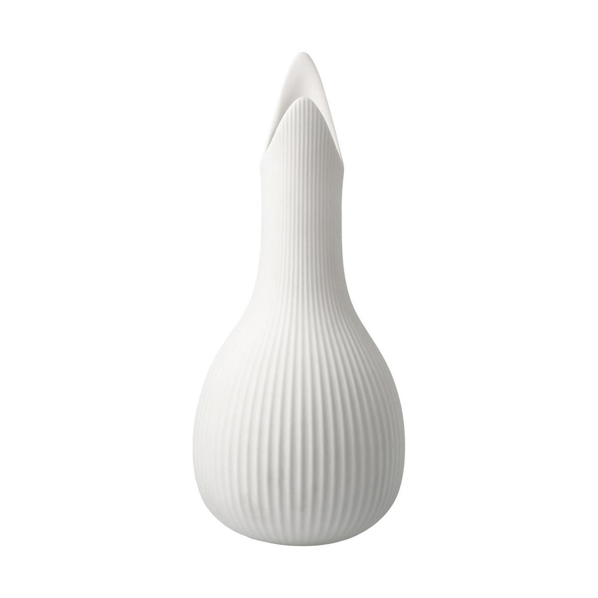 VASE Studio 8 Pure Raindrop weiß 25 cm - Weiß, Keramik (25cm) - Goebel