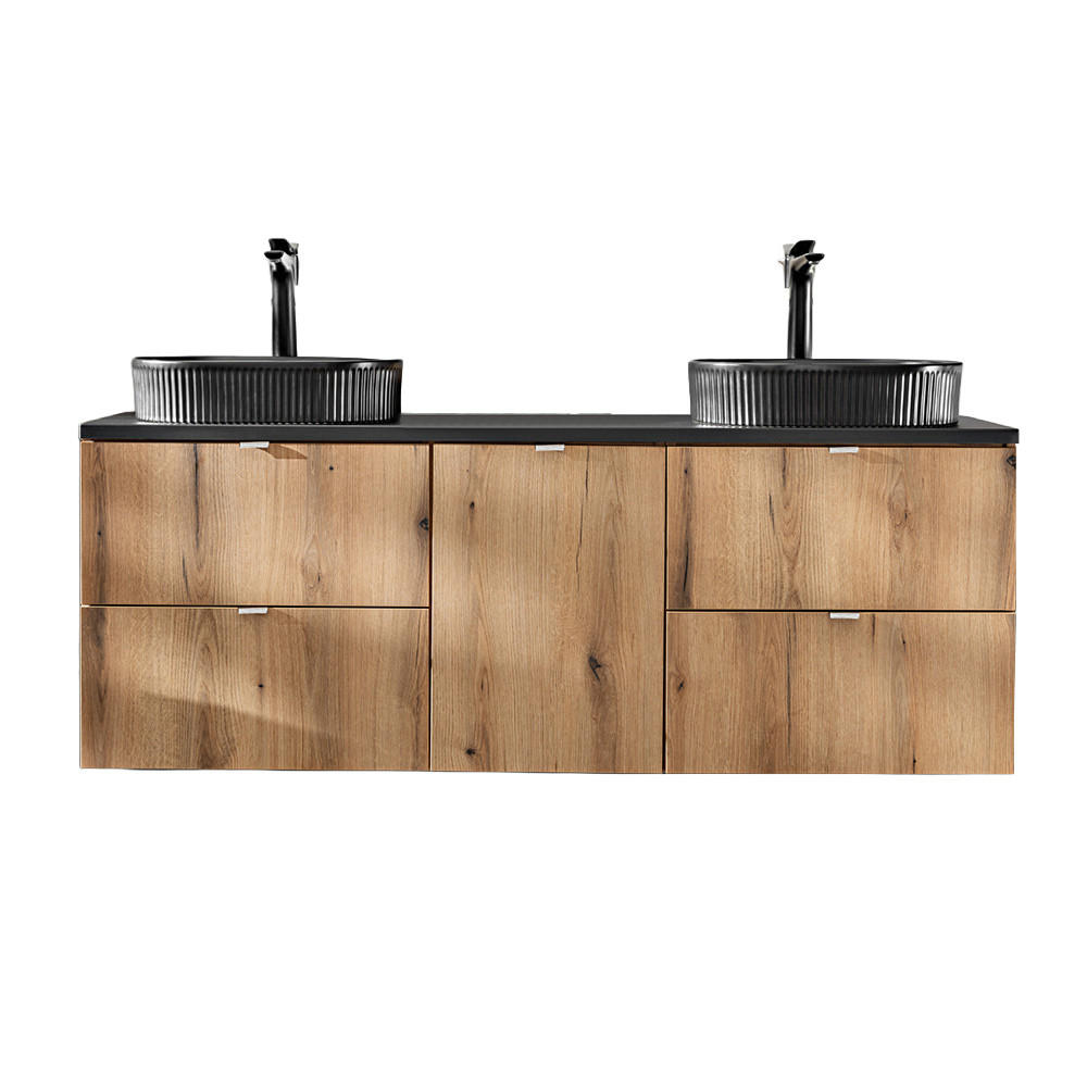 WASCHTISCH Newport-56 - Braun, Holzwerkstoff (160/71/40cm) - Lomado