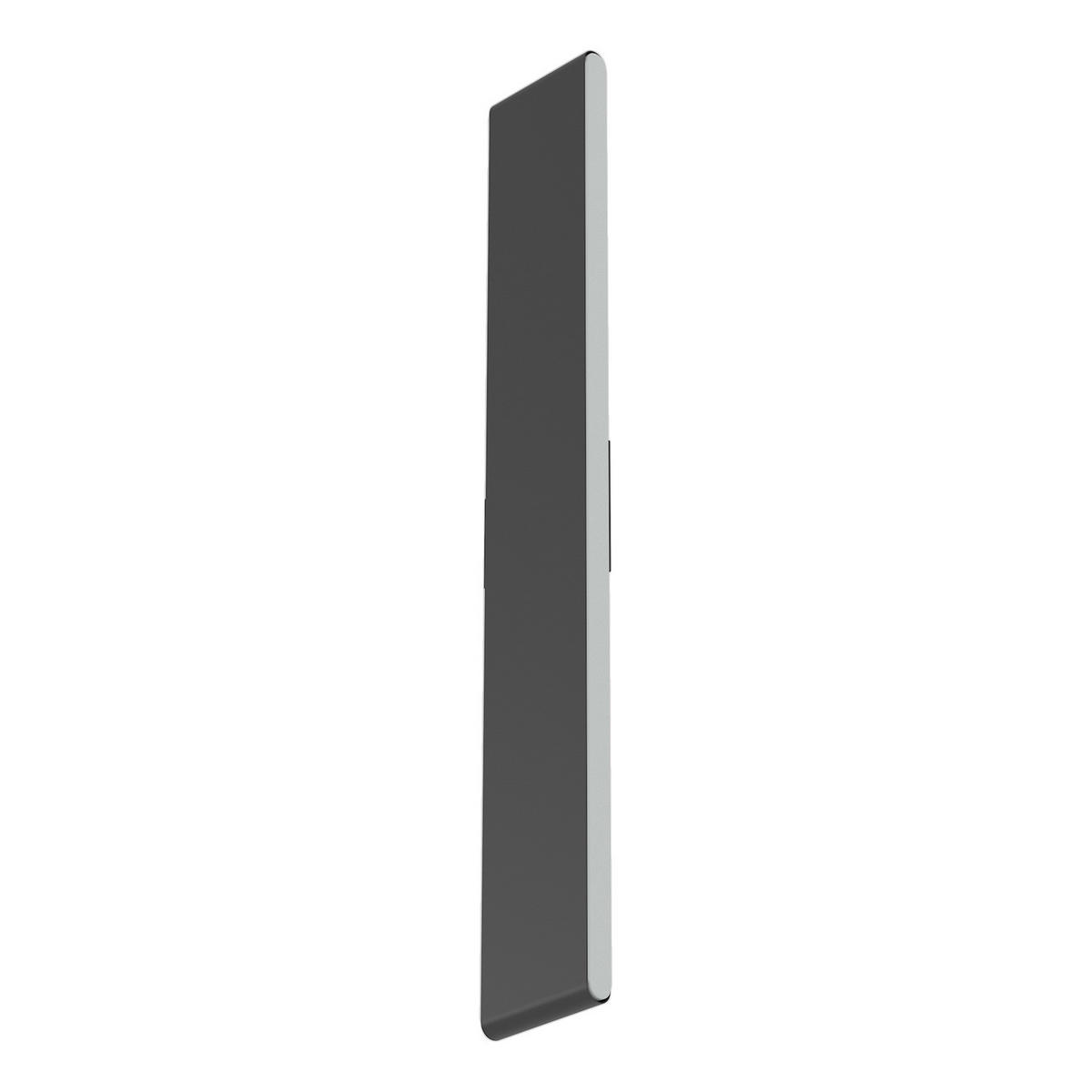 AKKU-WANDLEUCHTE inkl. Fernbedienung - Dimmbar - Aluminium - Schwarz, Metall (7/47/46cm) - home24