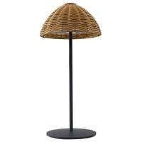 LED-TISCHLAMPE FAROE braun - Braun, Kunststoff (15/15/30cm) - Lumisky