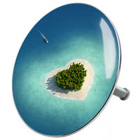 BADEWANNENSTÖPSEL Dream Island - Blau, Metall (8/10/10cm) - Sanilo