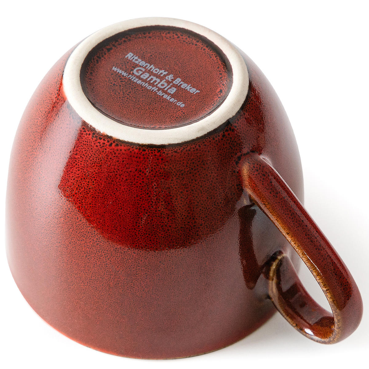 ESPRESSOTASSEN-SET GAMBIA 6-tlg - Rot, Keramik (0.09L) - Ritzenhoff Breker