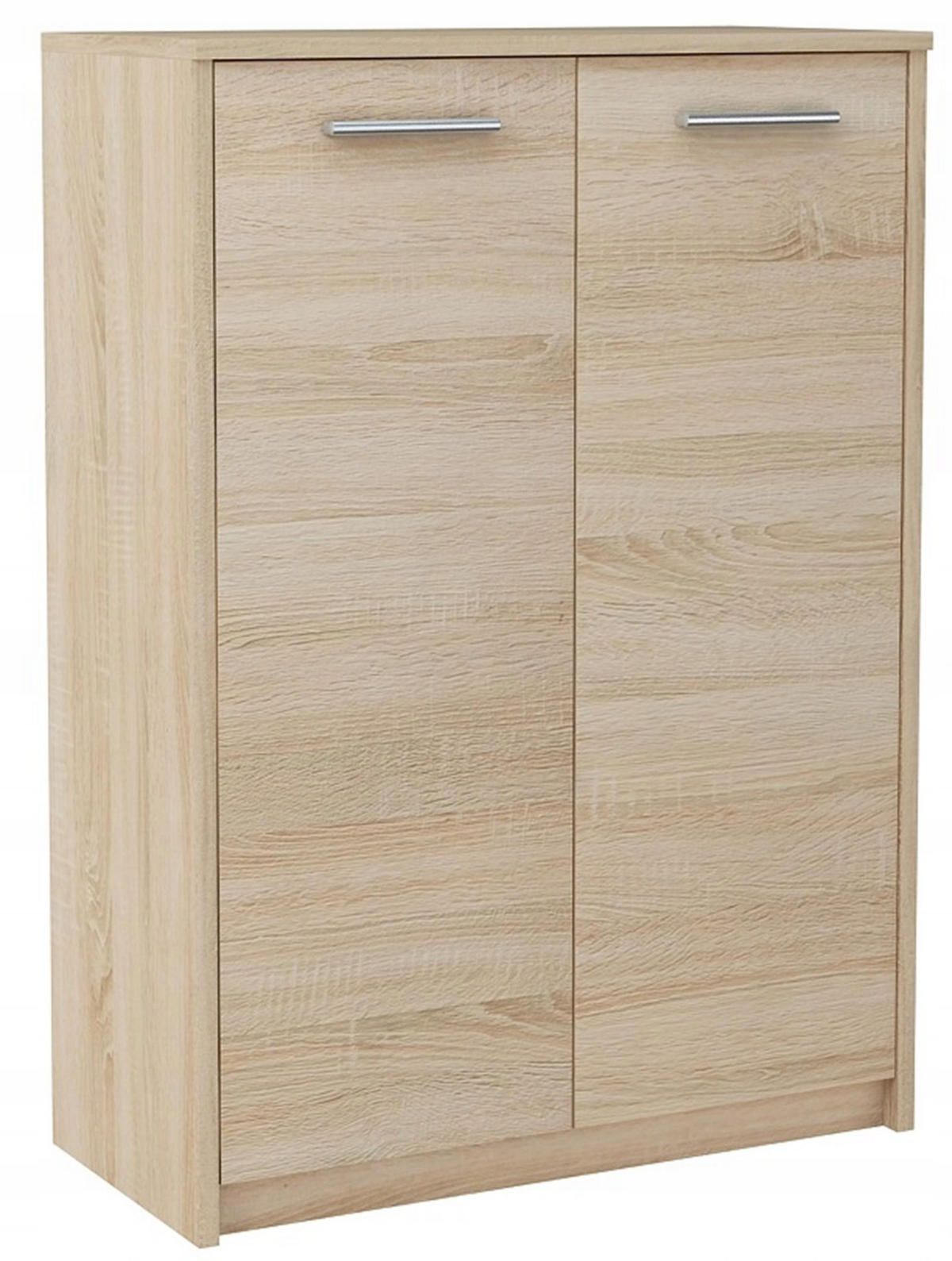 KOMMODE 2D2P Sonoma Eiche 77/35/108 cm - Sonoma Eiche, Holzwerkstoff (77/108/35cm) - Matkam Möbel