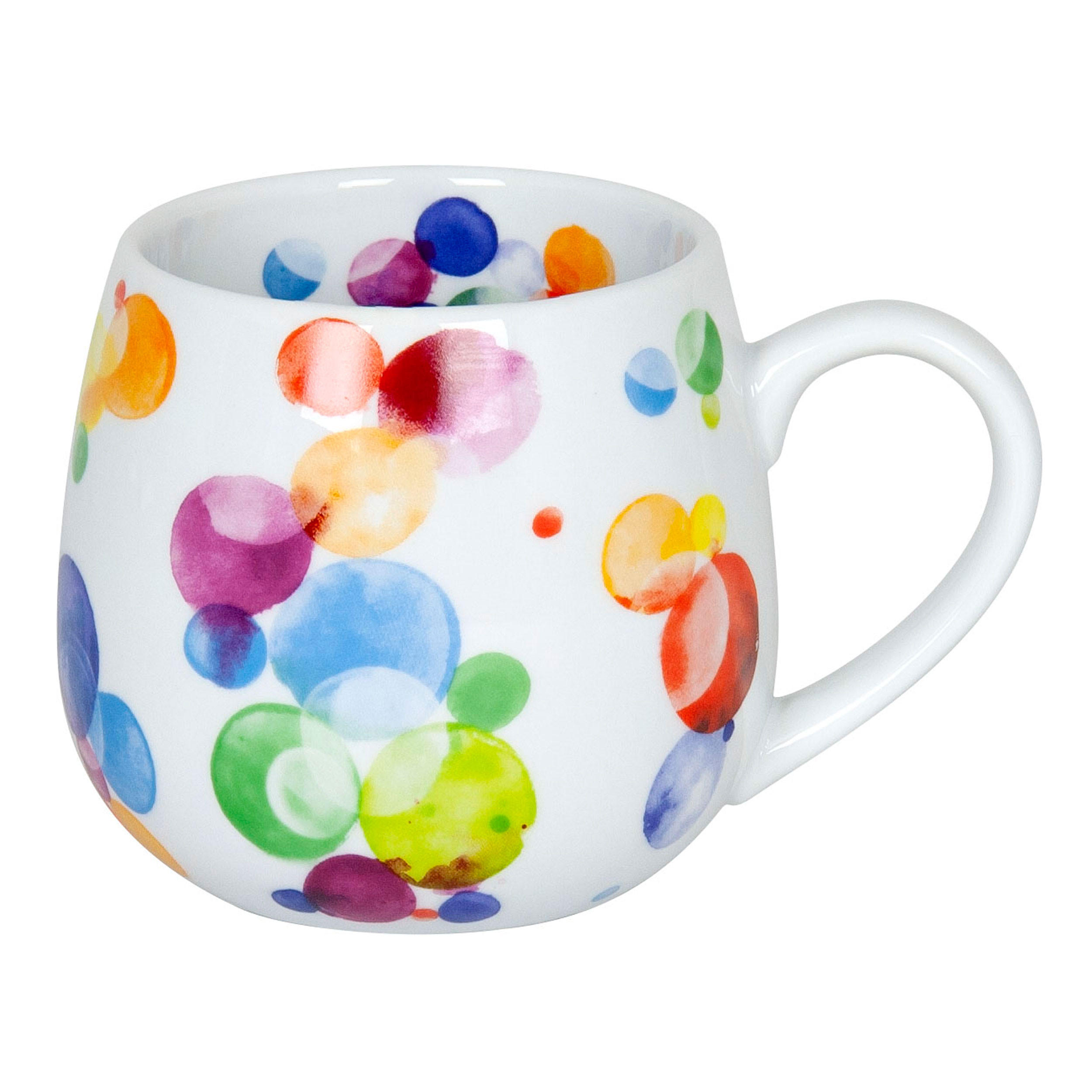 KAFFEEBECHER Colourful Cast Bubbles - Naturfarben, Keramik (0.42L) - Könitz