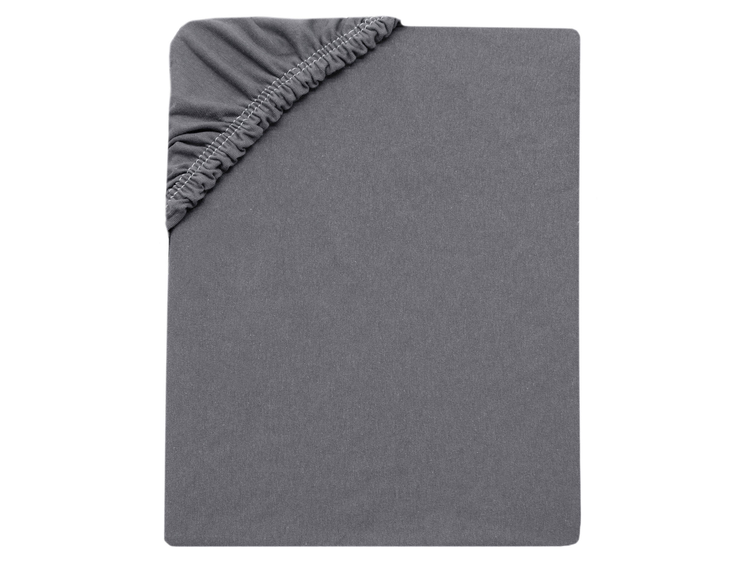 SPANNBETTLAKEN, 160x200 cm, 100% Baumwolle - Anthrazit, Textil (160/200cm) - Zollner