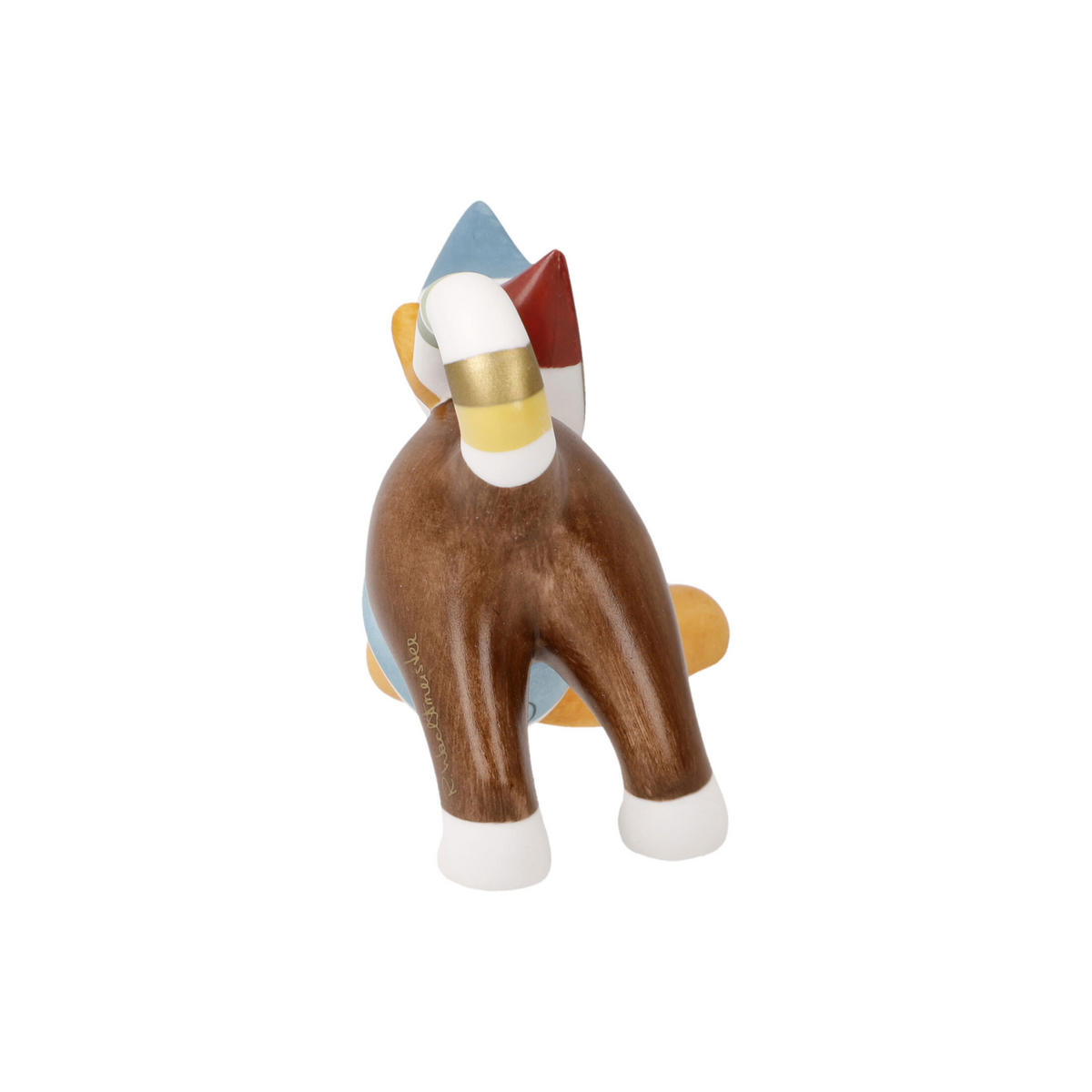 TIERFIGUR Rosina Wachtmeister, Minikatze Milena, Biskuitporzellan, Bunt, 6.5 cm - Multicolor, Keramik (6/8/9cm) - Goebel